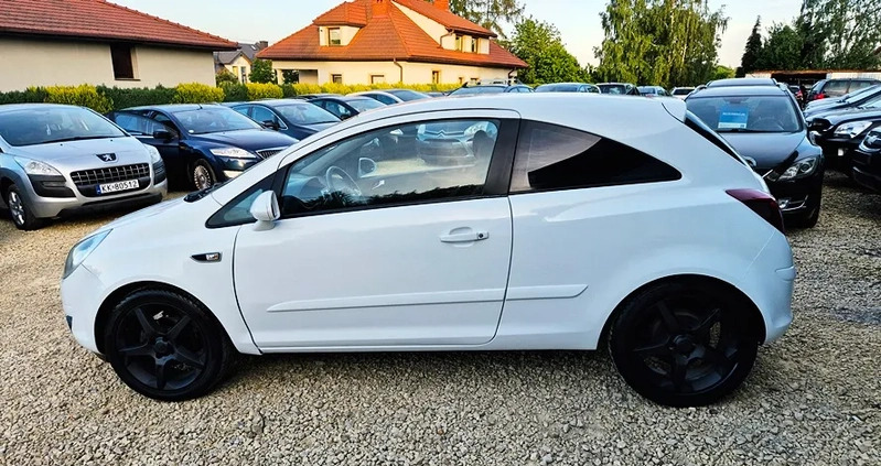 Opel Corsa cena 9999 przebieg: 214000, rok produkcji 2008 z Knyszyn małe 596